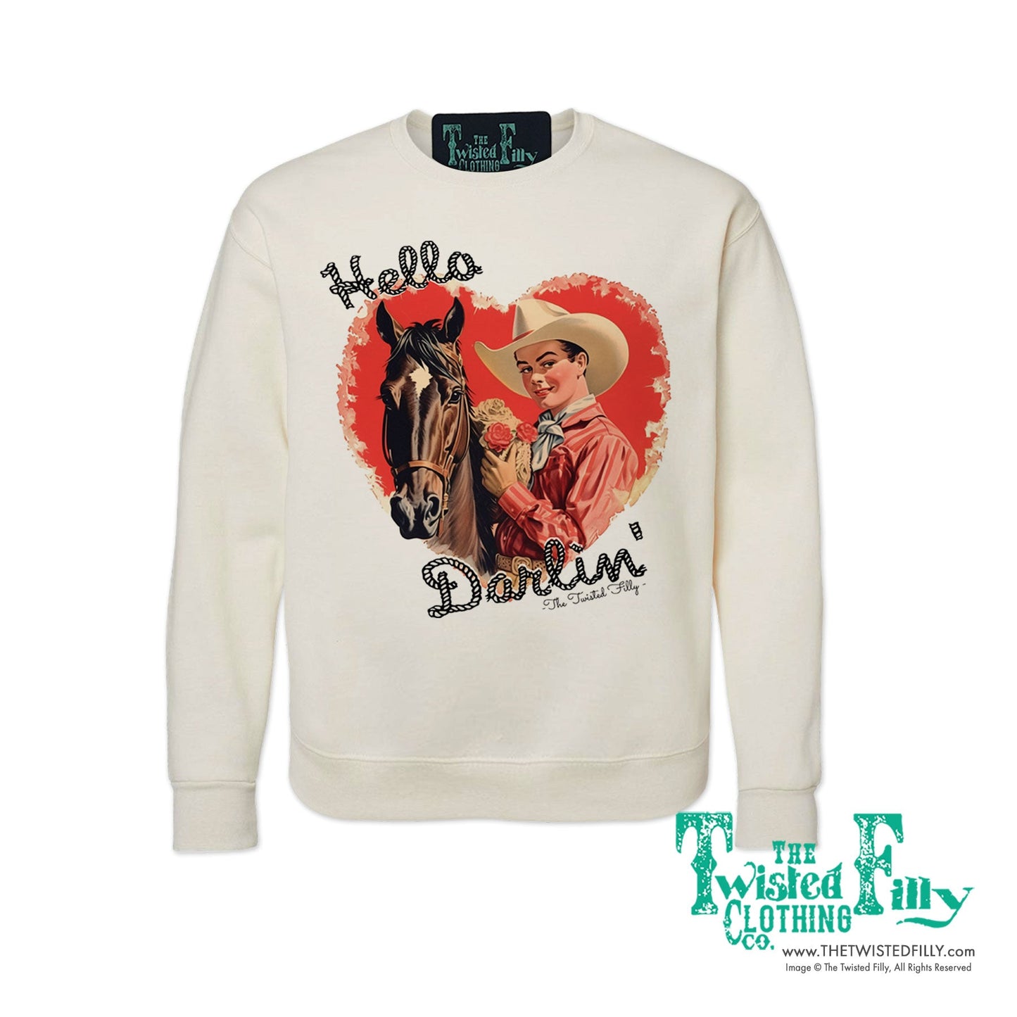Hello Darlin' - Adult Sweatshirt (7pcs)