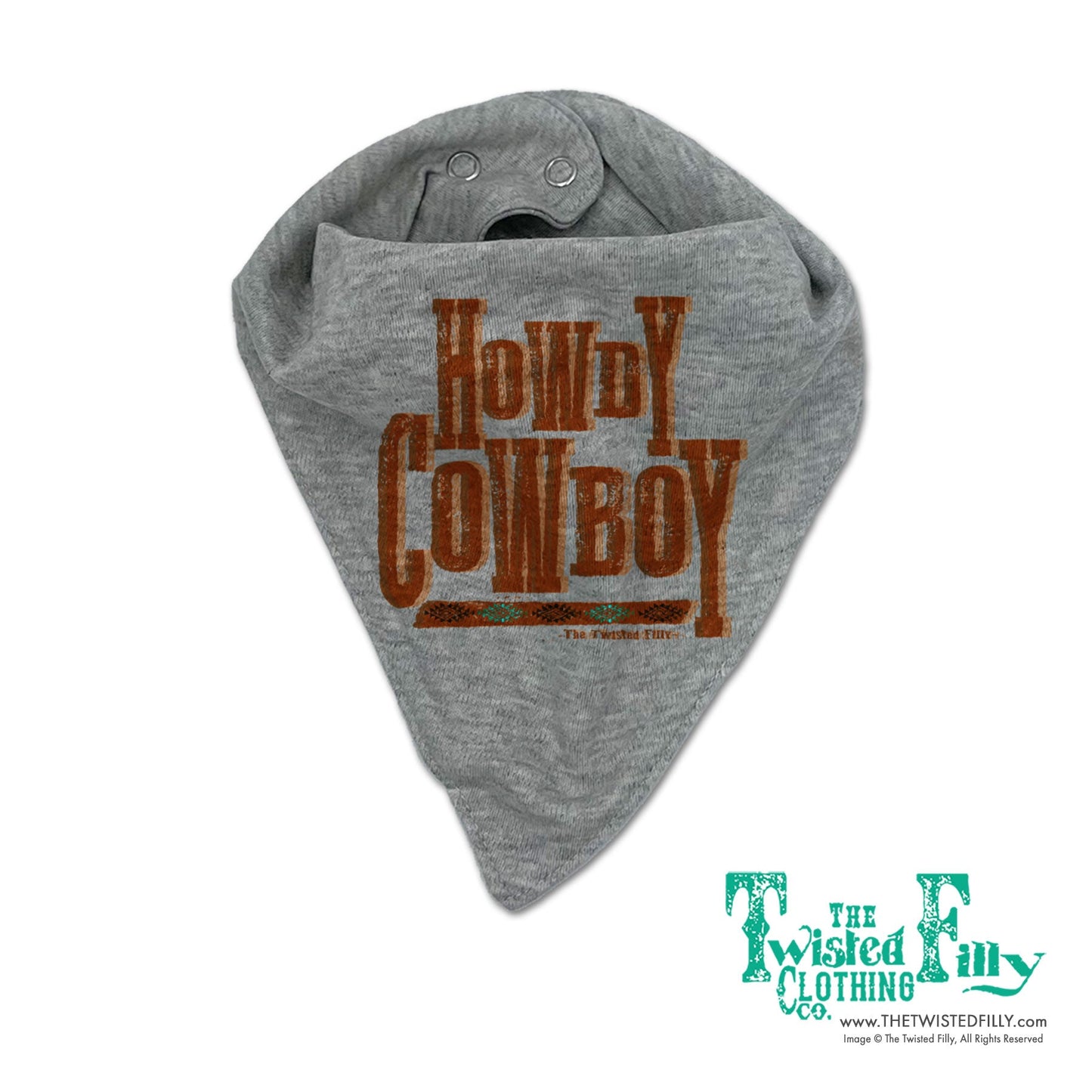 Howdy Cowboy - Bandana Bib (3pcs)
