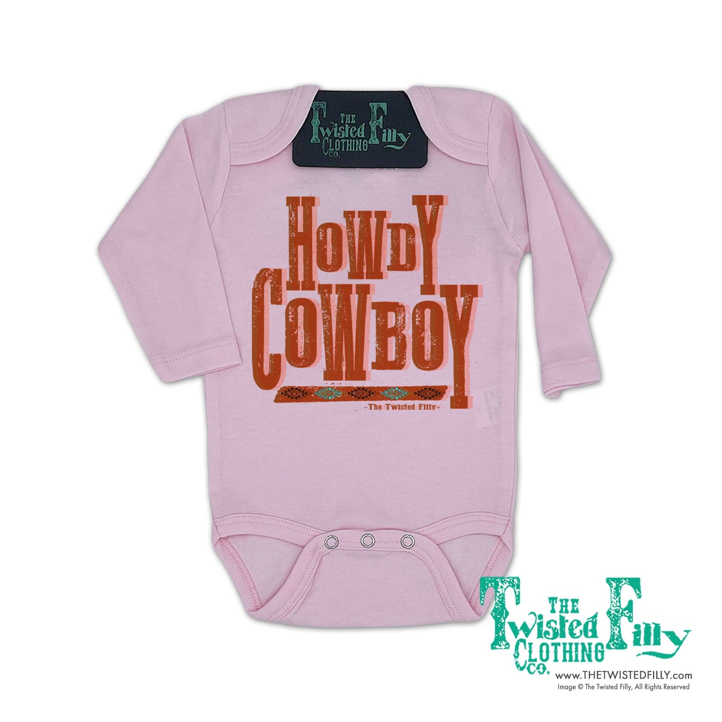 Howdy Cowboy - L/S Infant One Piece (6pcs)