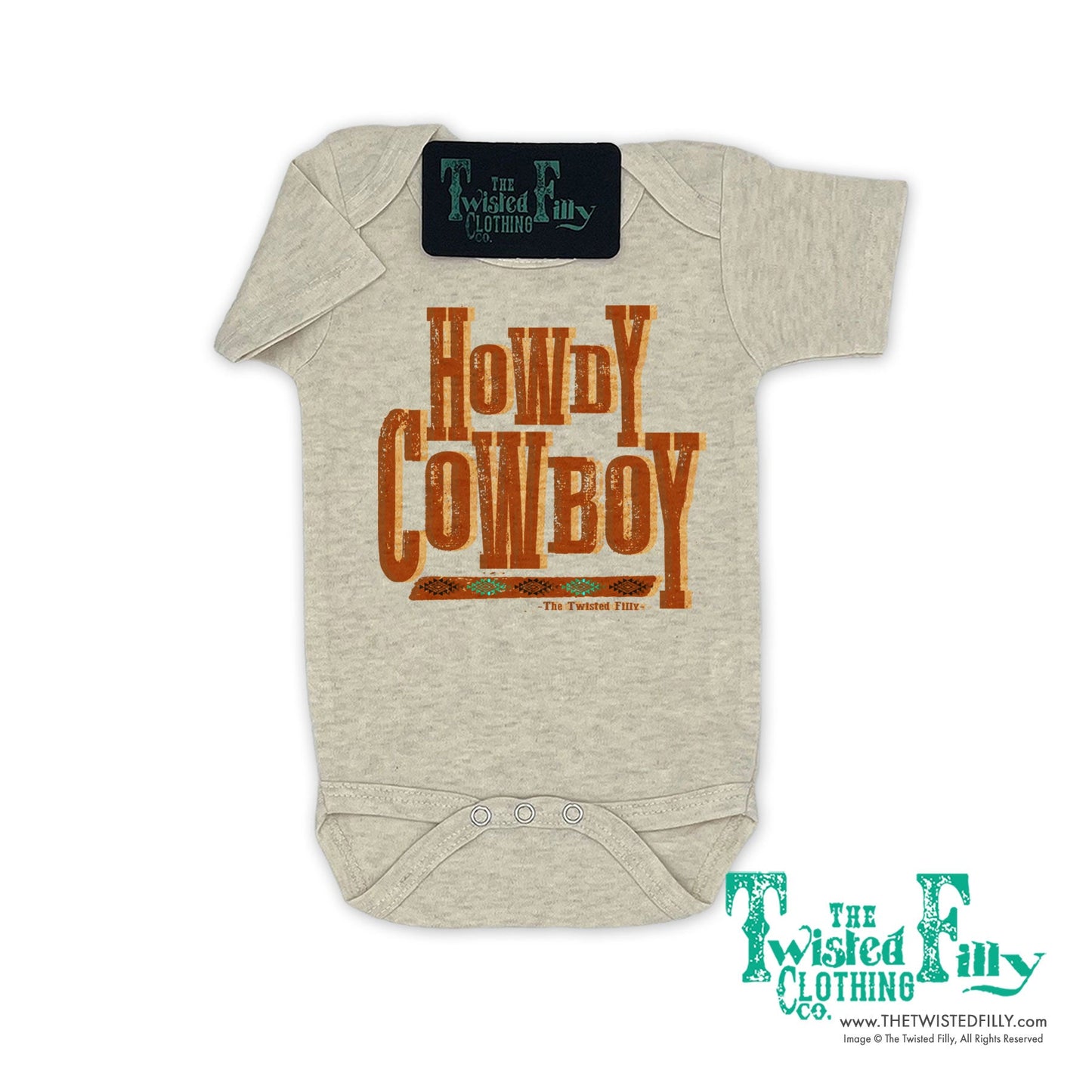 Howdy Cowboy - Infant One Piece (6pcs)