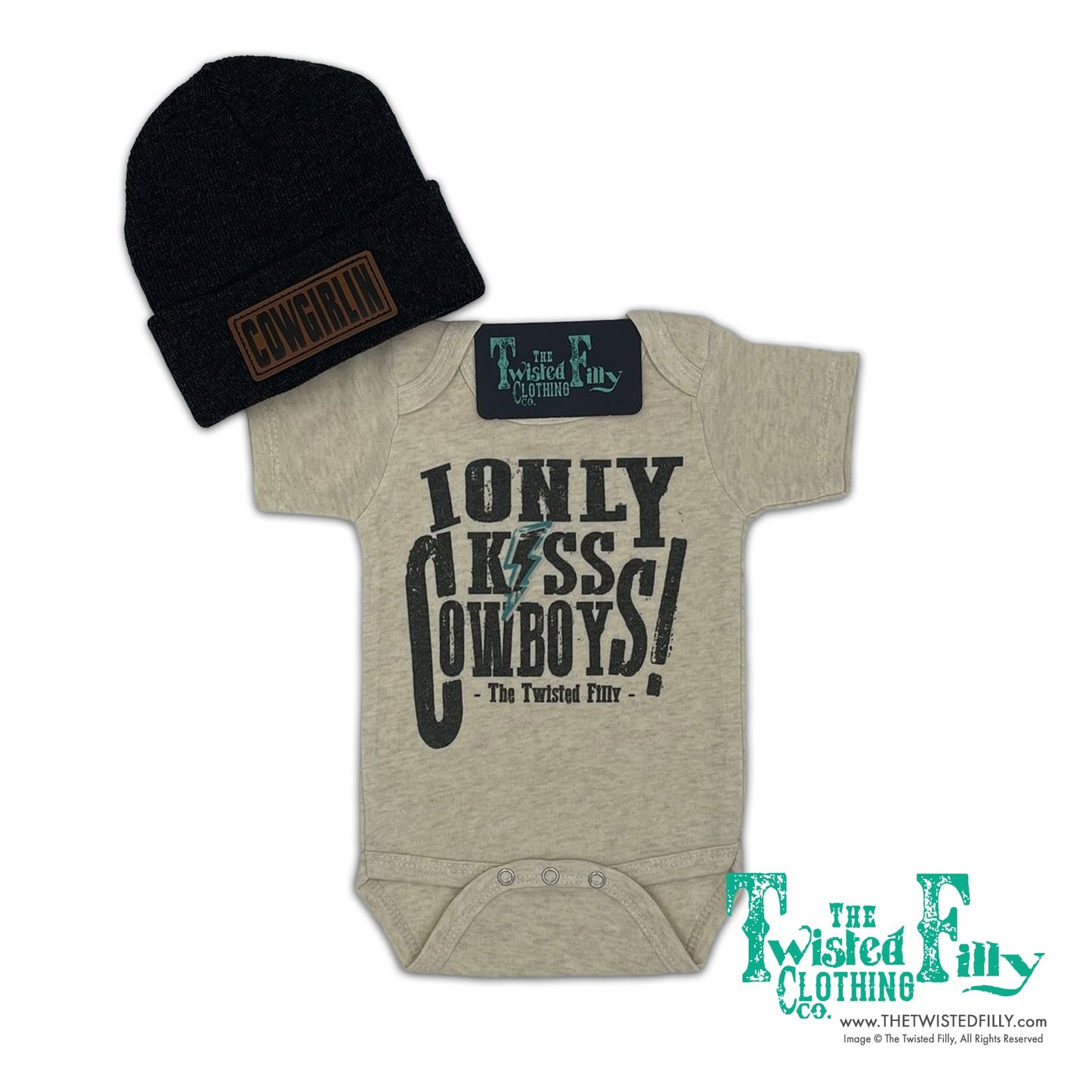 I Only Kiss Cowboys - S/S Infant One Piece (6 Pcs)