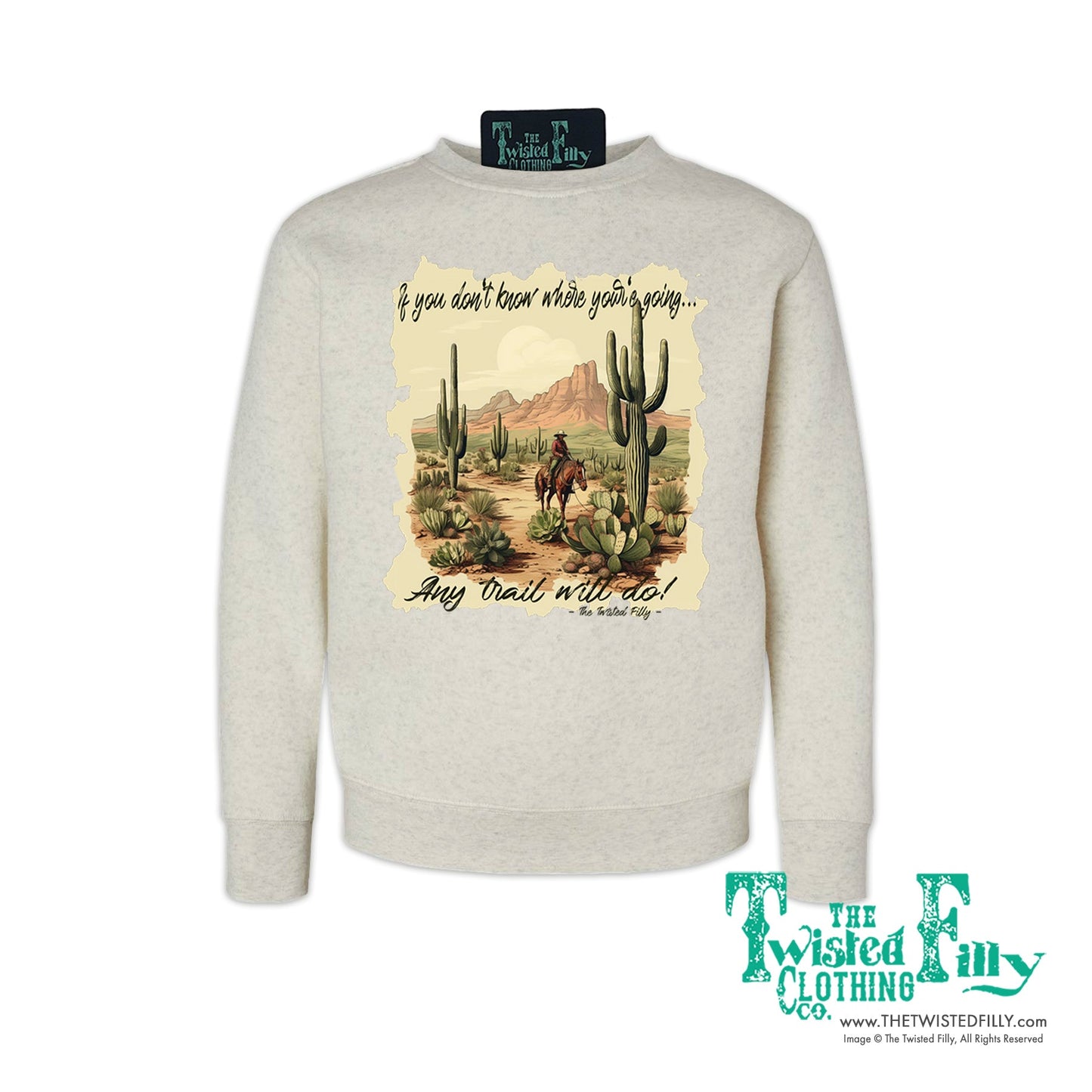 If You Don't Know Where You're Going - Youth Sweatshirt (7pcs)