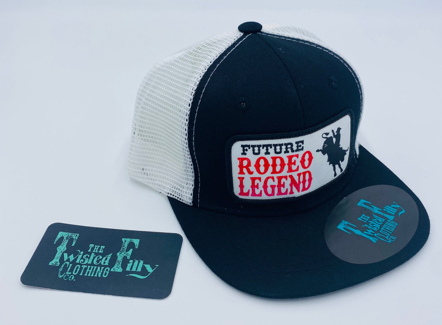 Future Rodeo Legend - Bull Rider or Bronc Rider Hats (2pcs)