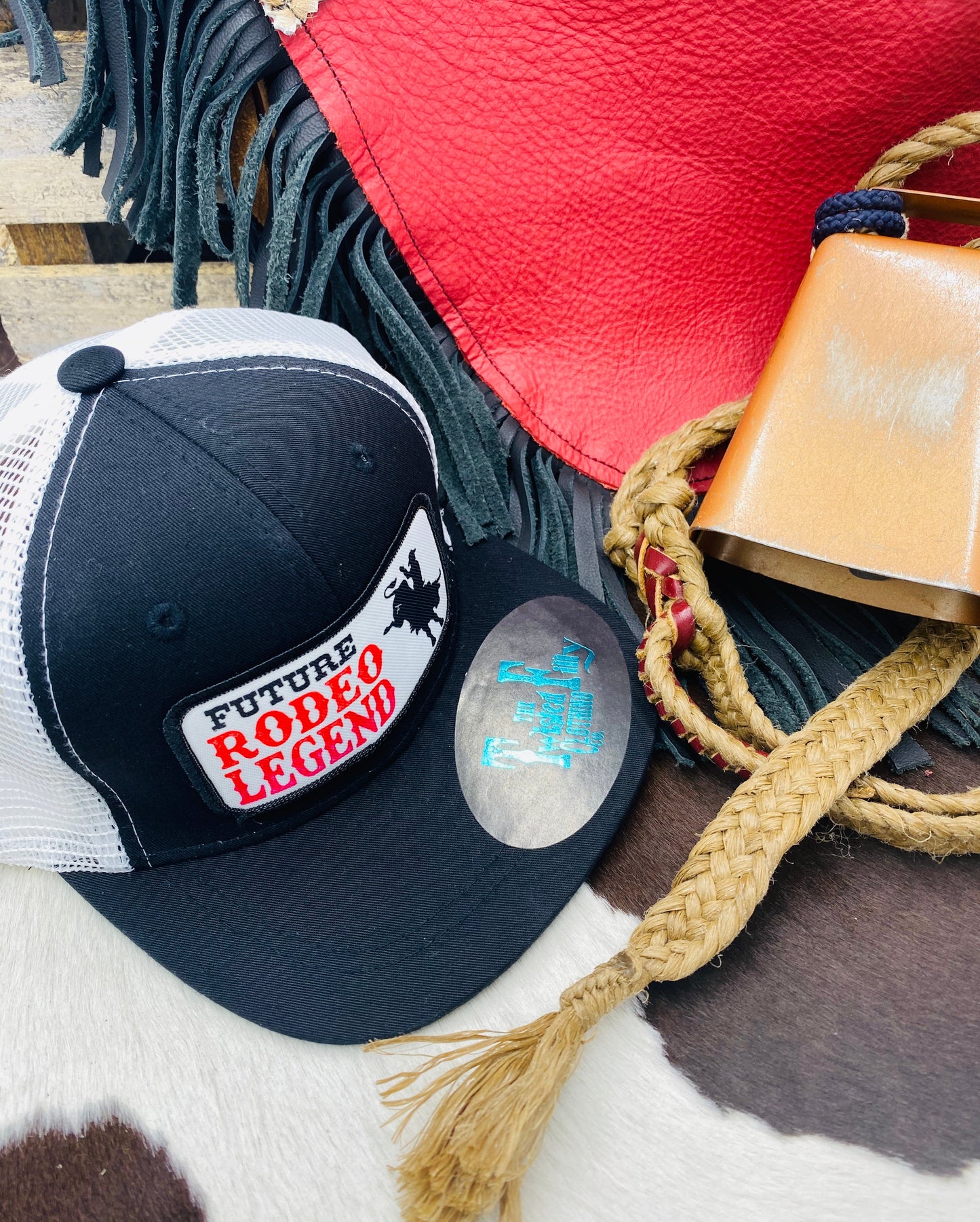 Future Rodeo Legend - Bull Rider or Bronc Rider Hats (2pcs)