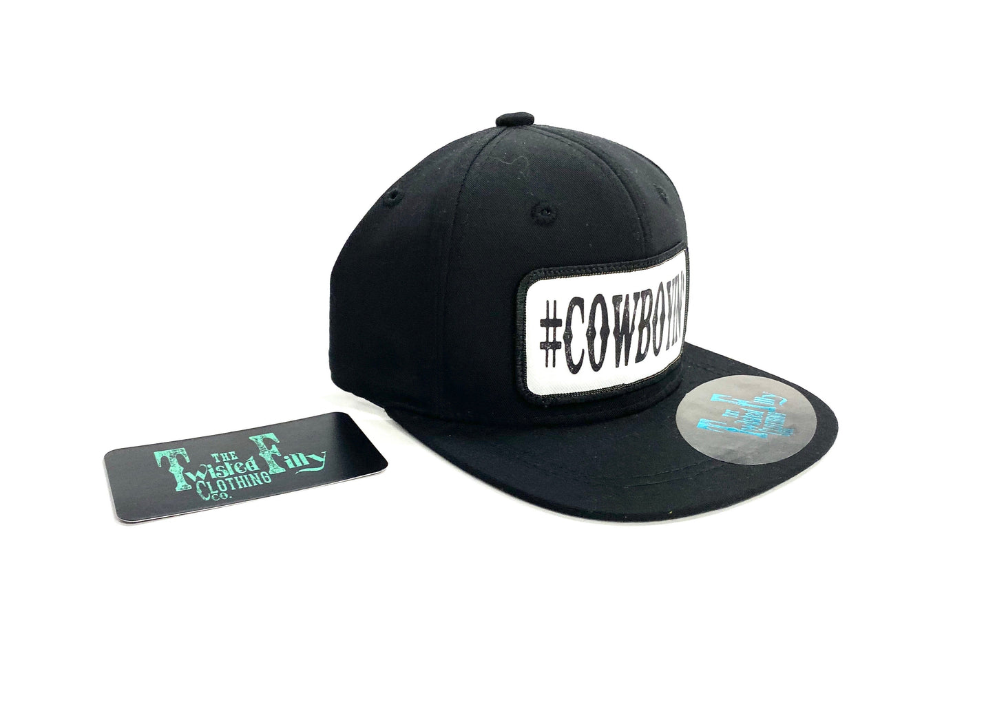 #Cowboyin' - Toddler Snapback Hat - Black