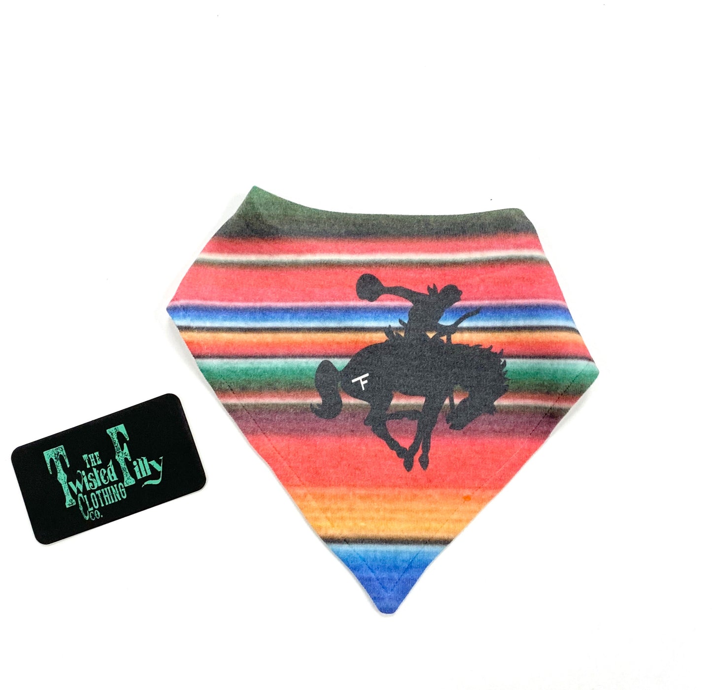Infant Bib - Serape Vintage Bucking Cowboy (3pcs)