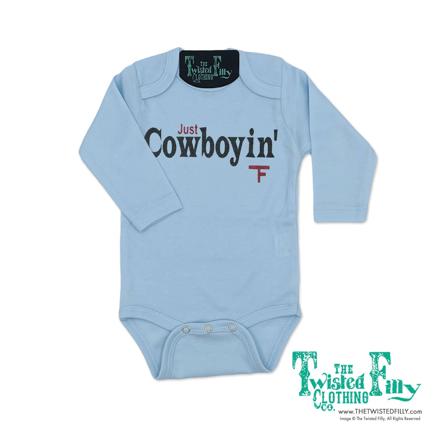 Just Cowboyin' - L/S Infant One Piece (6pcs)