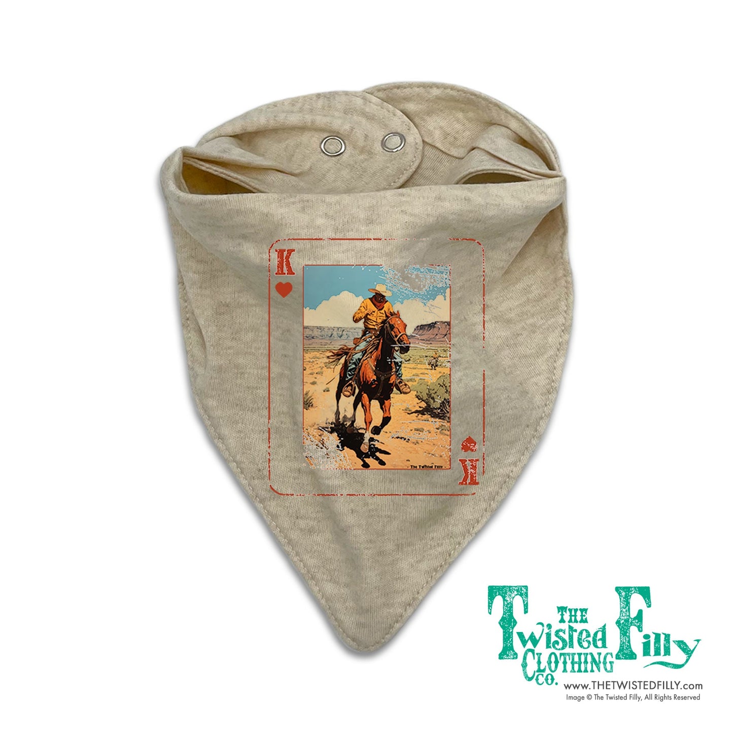 King Of Hearts - Bandana Bib (3pcs)