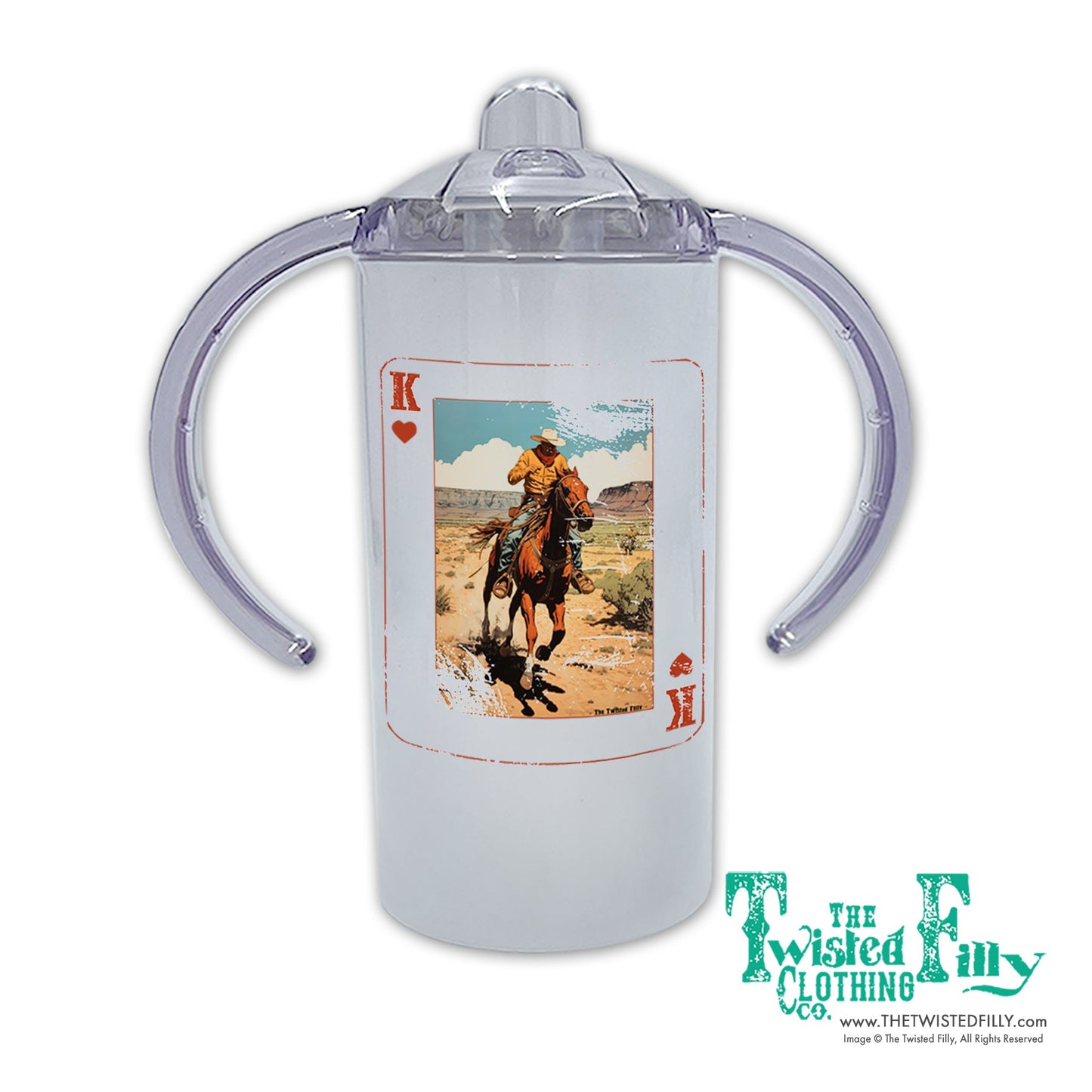 King Of Hearts Sippy (2pcs)