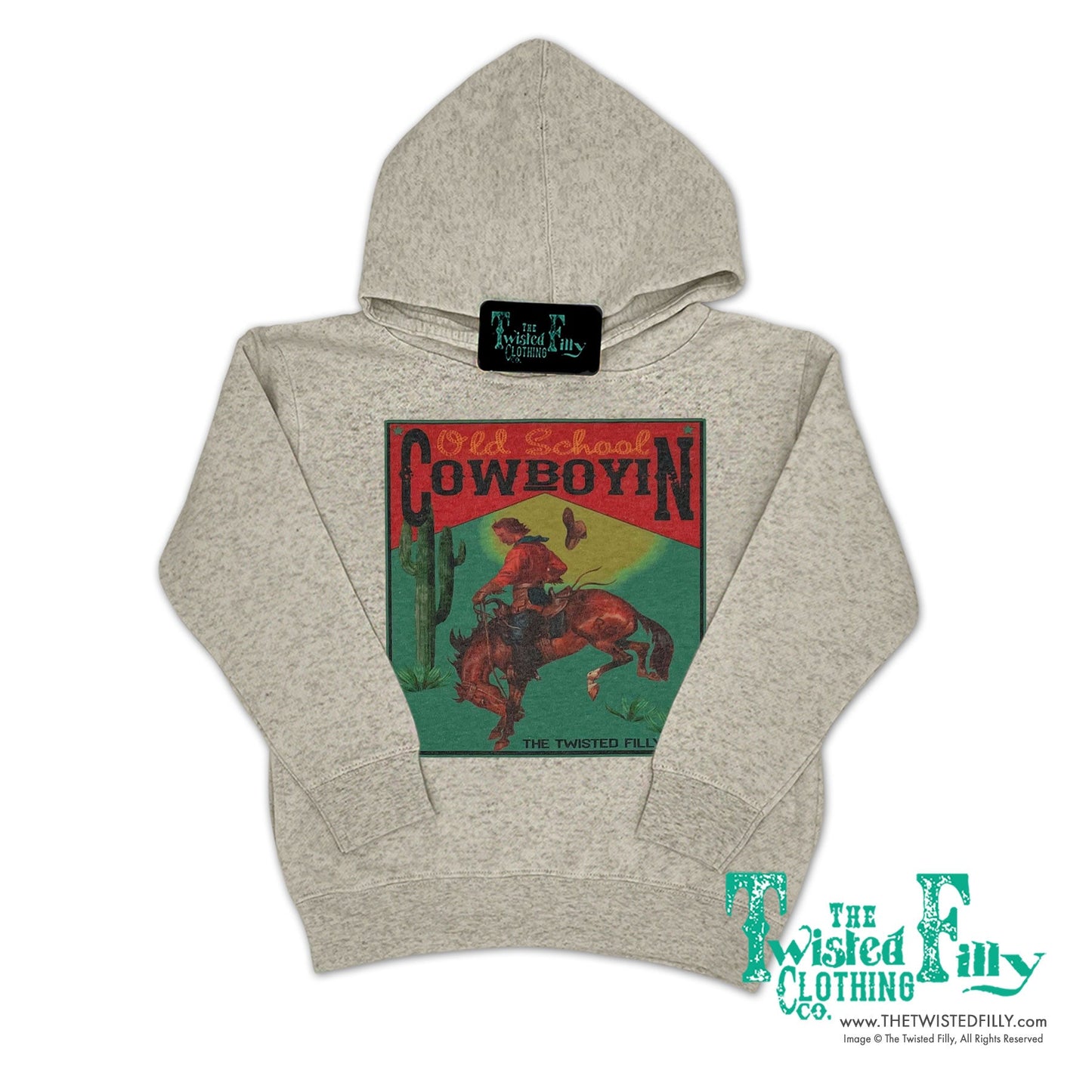 Old School Cowboyin' - Youth Hoodie (7pcs)