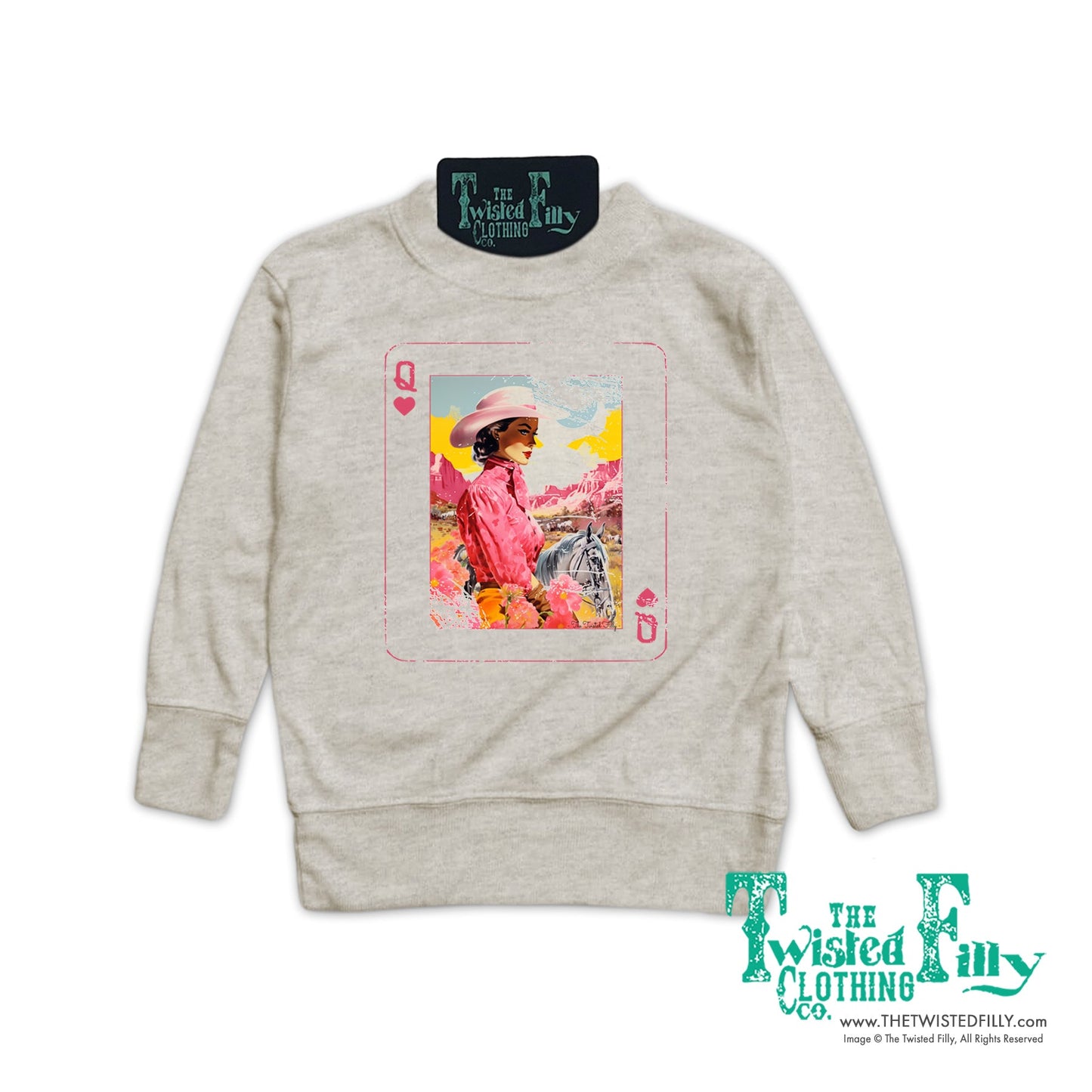 Queen Of Hearts - Youth Pullover