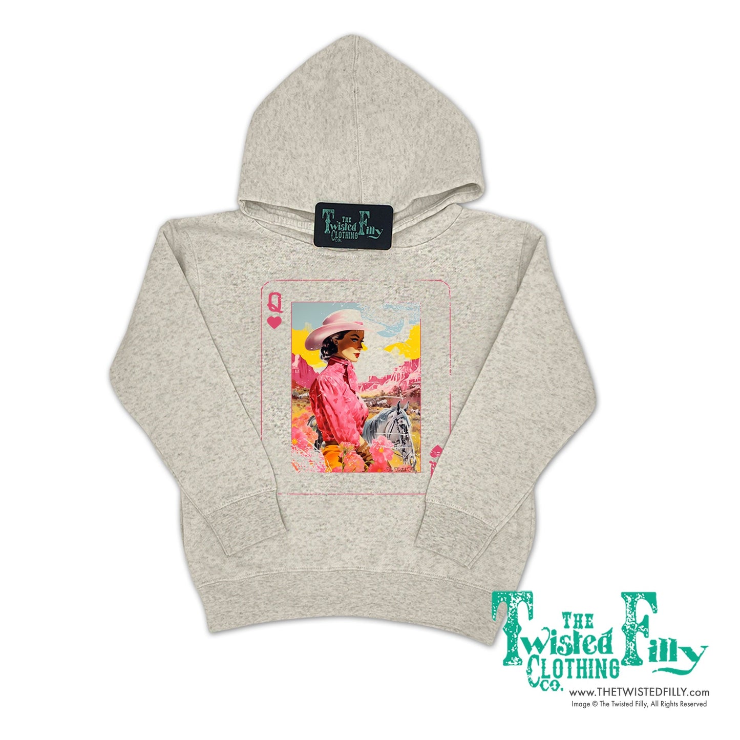 Queen Of Hearts - Youth Hoodie (7 Pcs)