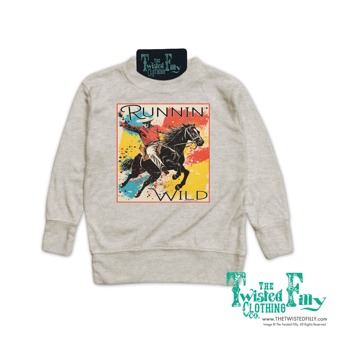 Runnin' Wild - Toddler Pullover - Oatmeal (6pcs)