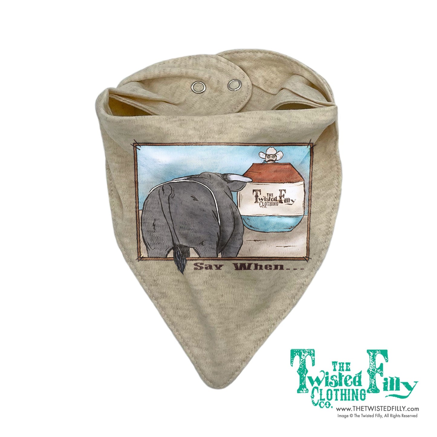 Say When Infant Bandana Bib (3pcs)