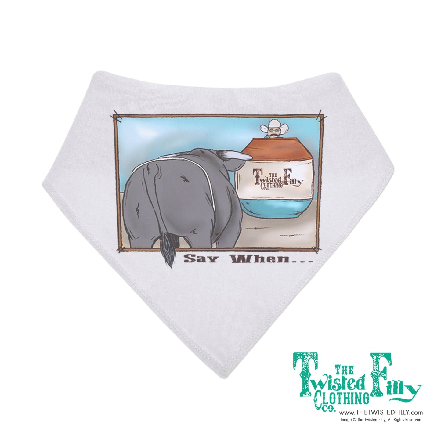 Say When Infant Bandana Bib (3pcs)