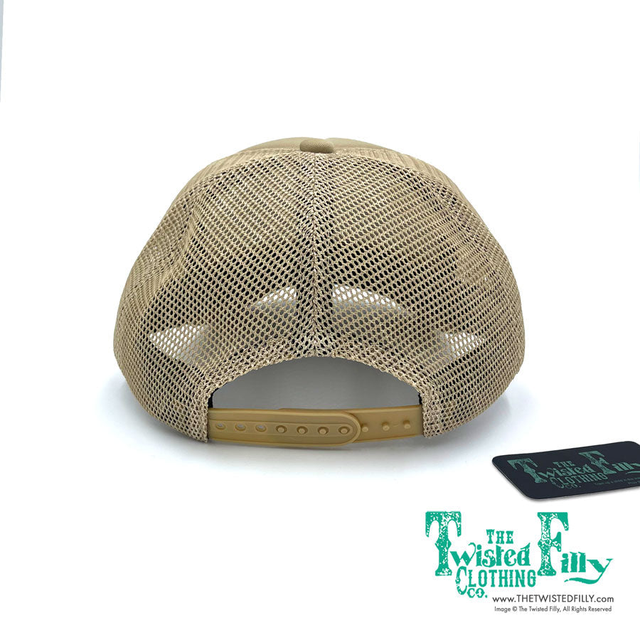 Stock Trader Tan - Infant Foam Snapback Trucker Hat (2 Pcs)