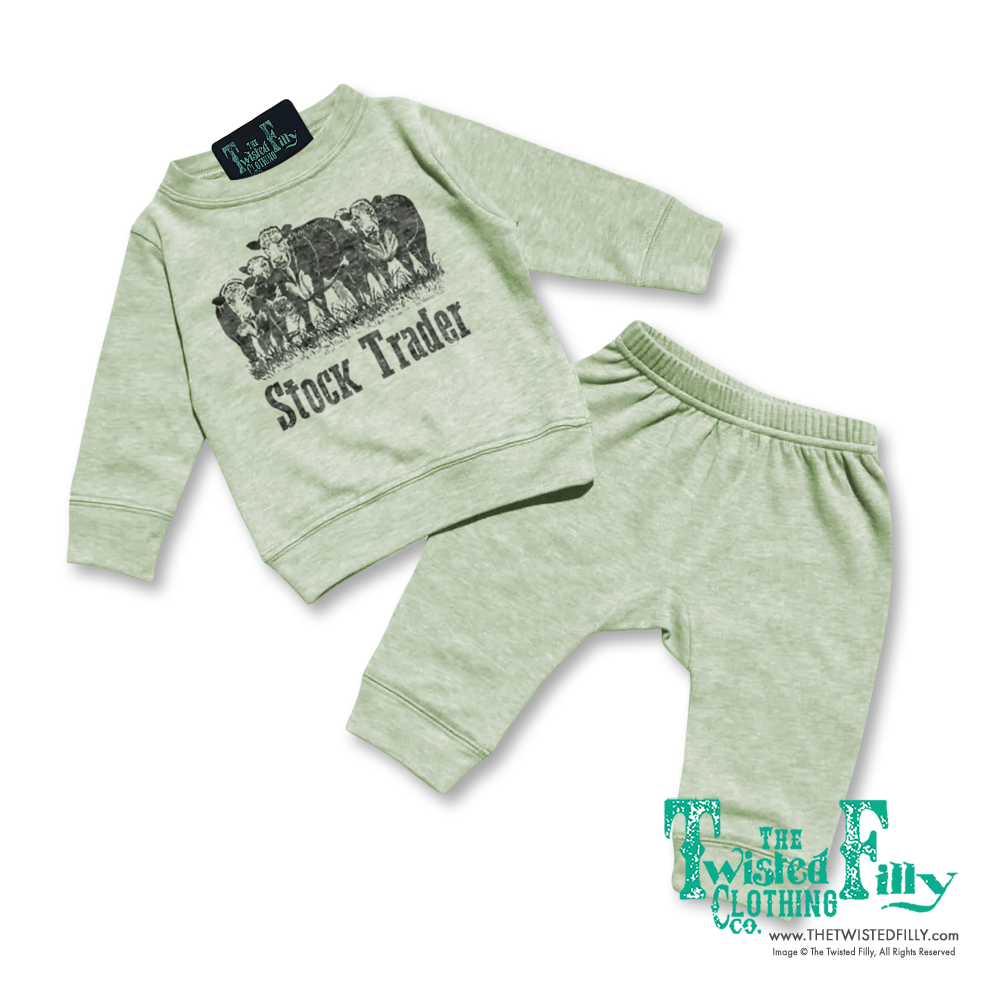 Stock Trader - Infant Two Piece Outfit (6 Pcs)