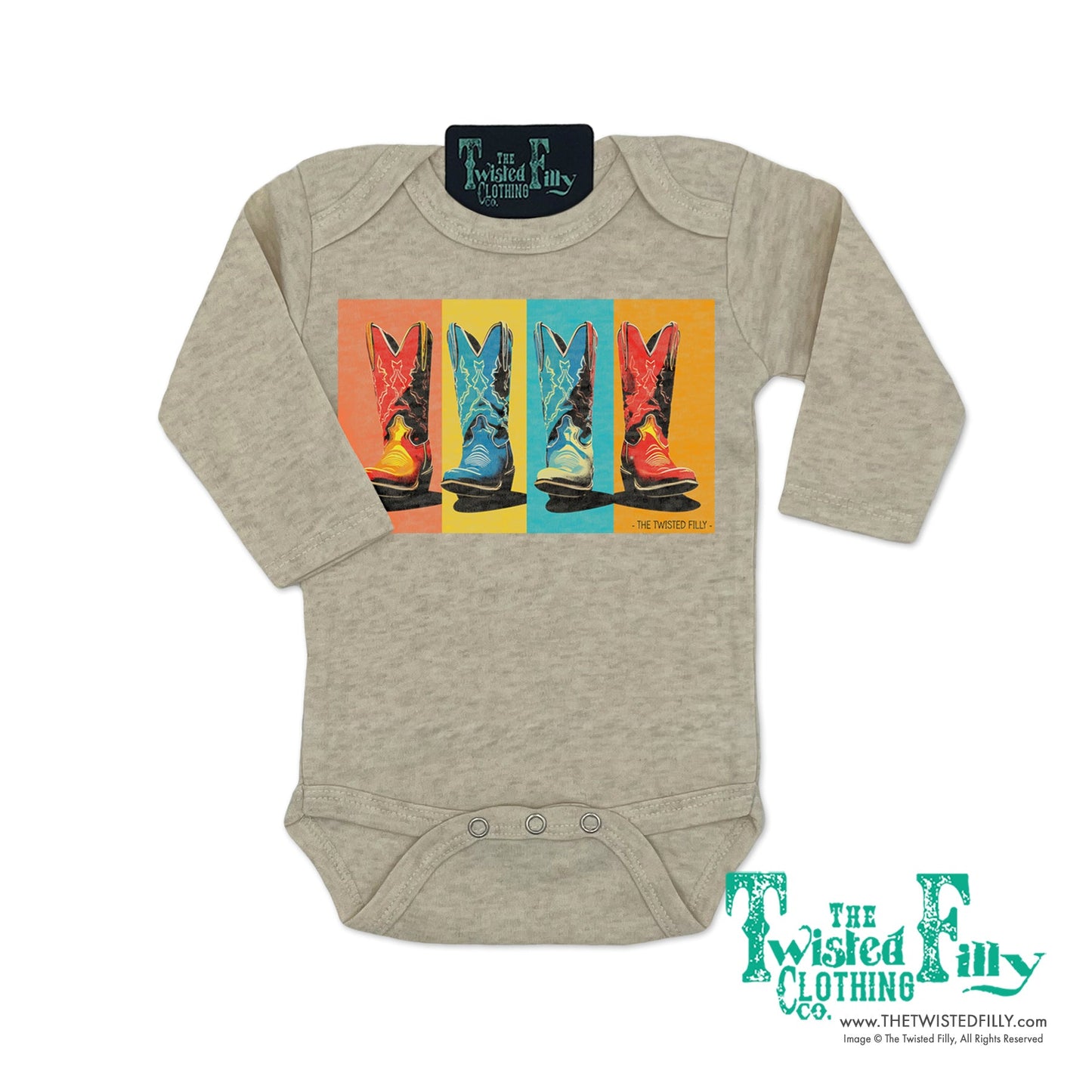 The Boots - L/S Infant One Piece (6pcs)