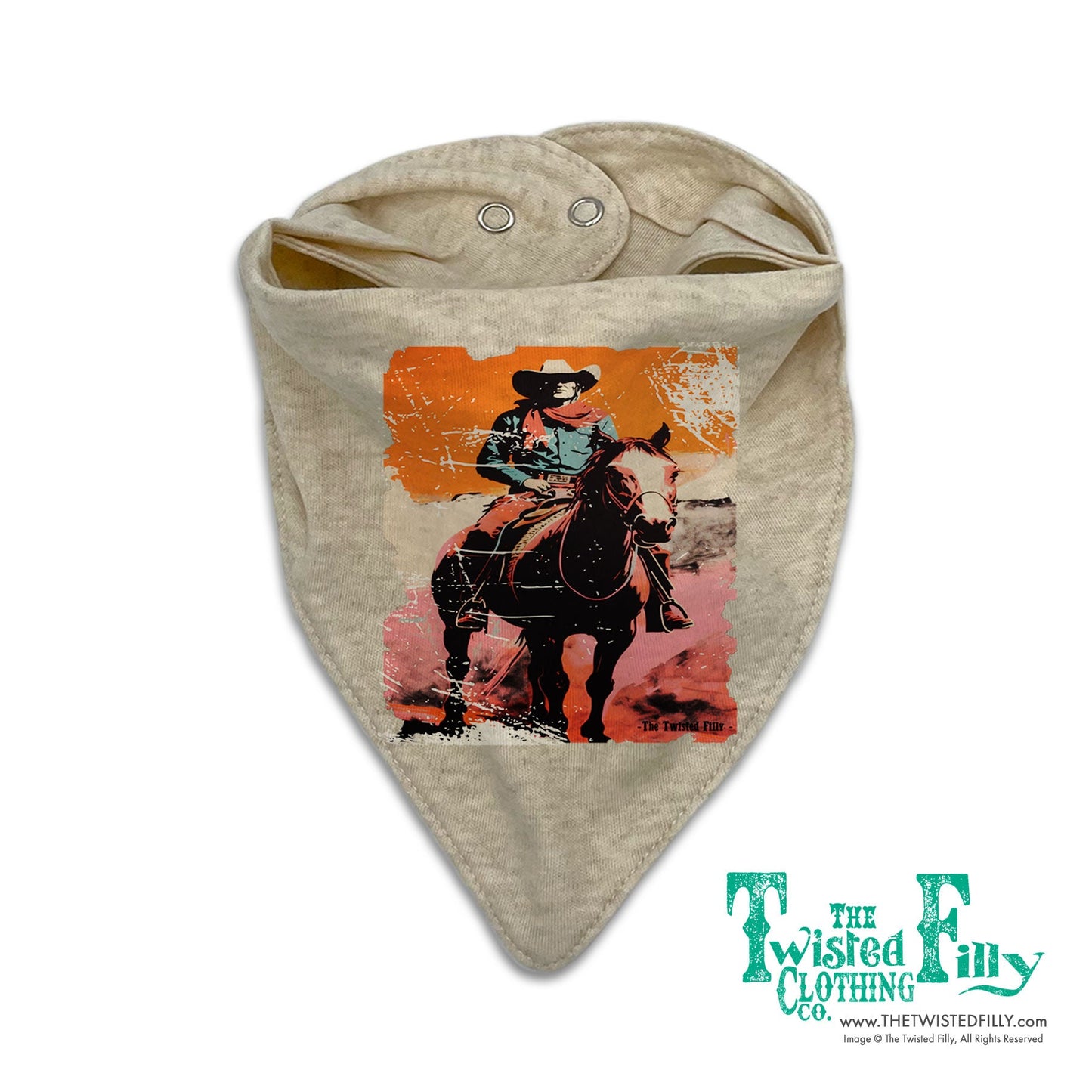 Desert Cowboy - Bandana Bib (3pcs)