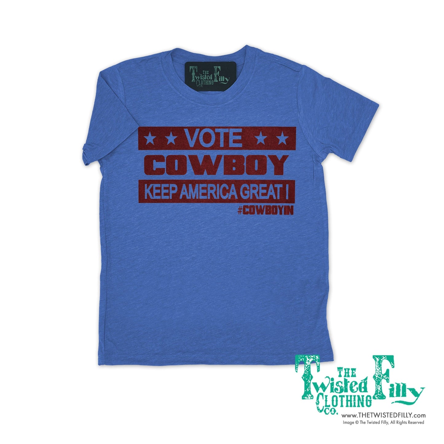 Vote Cowboy Keep America Great - Adult Tee