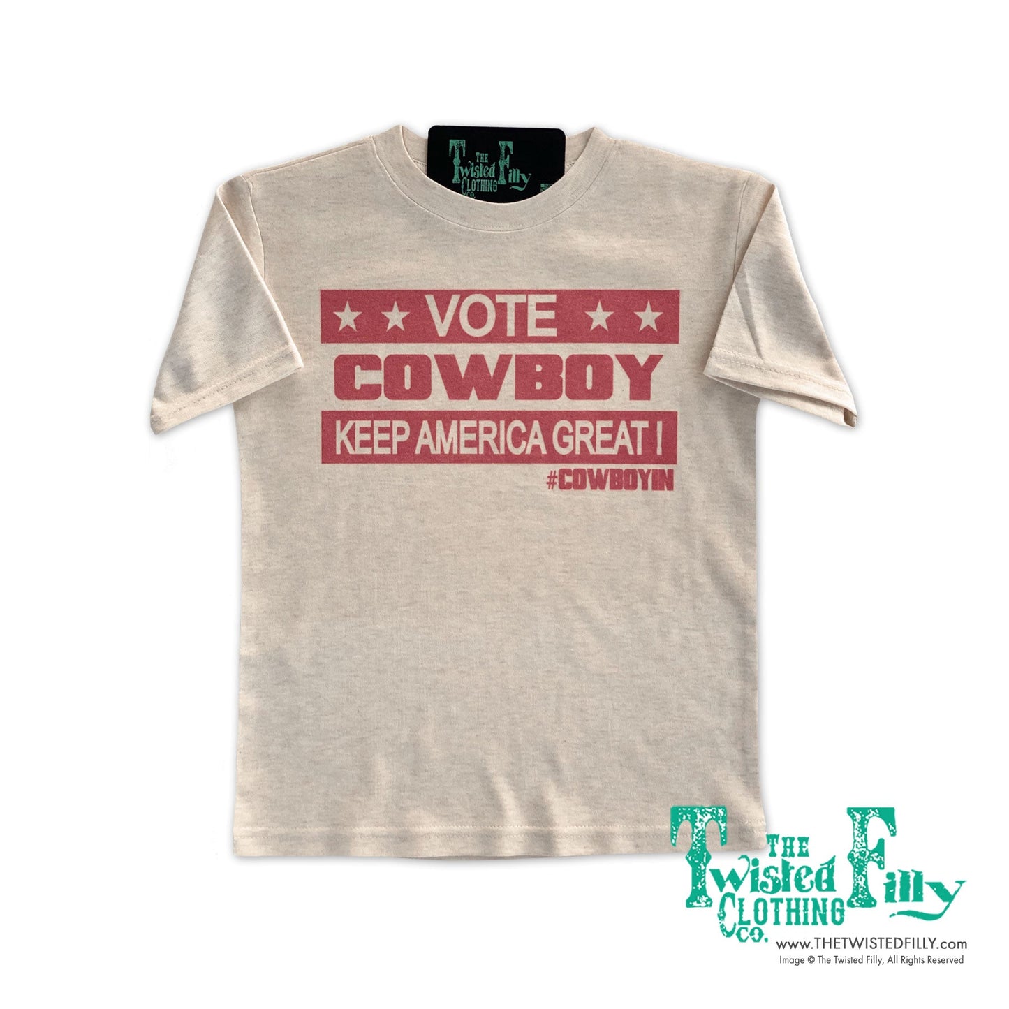 Vote Cowboy Keep America Great - Adult Tee (7 Pcs)