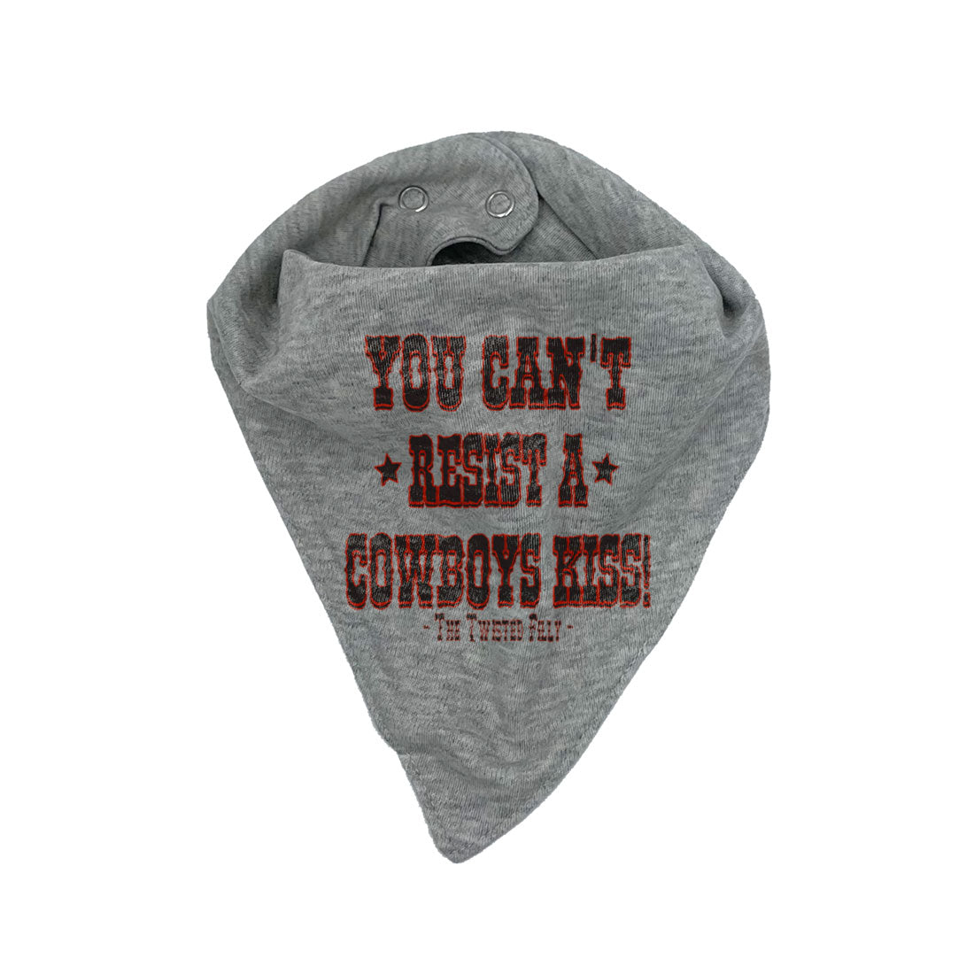You Can't Resist A Cowboys Kiss - Bandana Bib (3pcs)