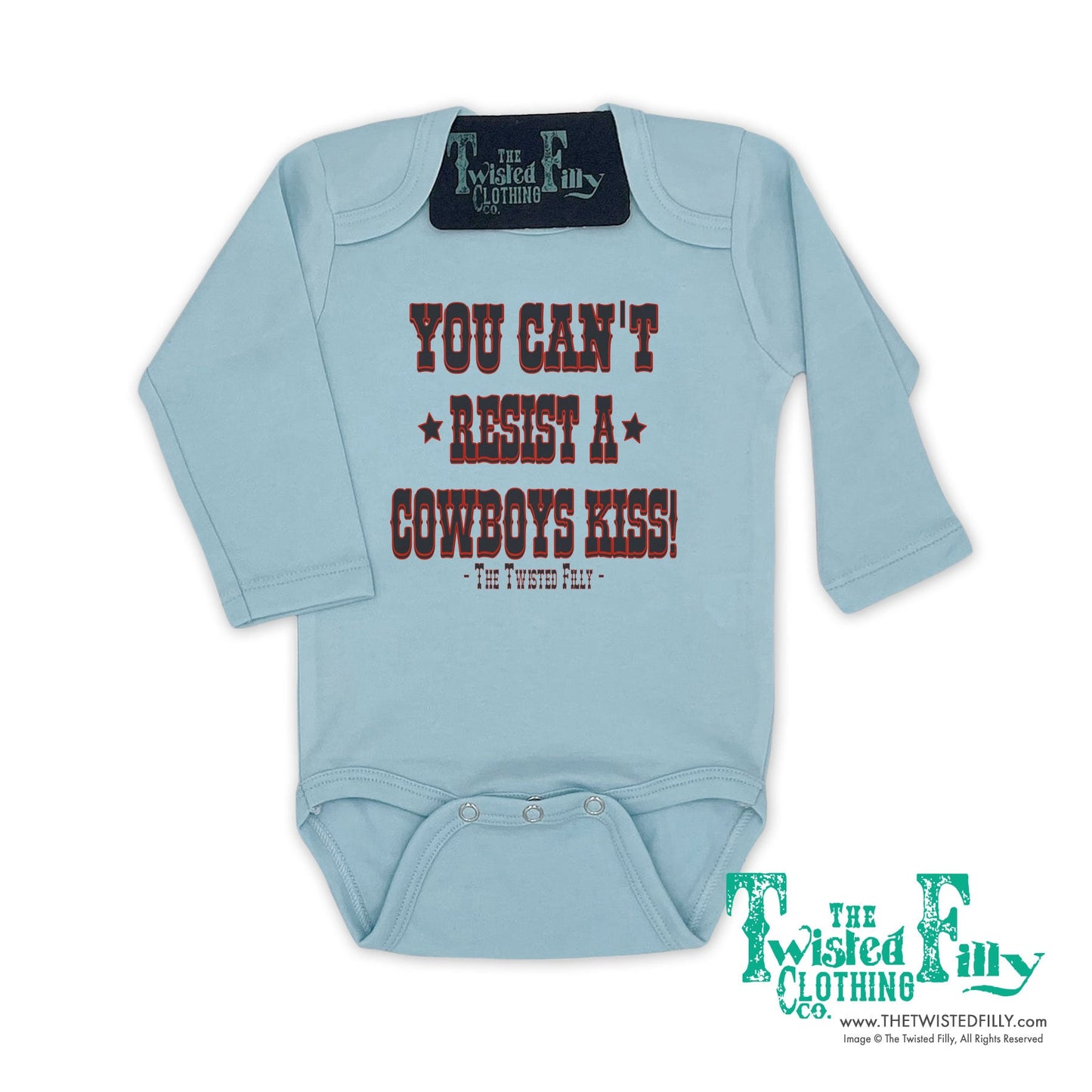 You Can't Resist A Cowboys Kiss - L/S Infant One Piece (6pcs)