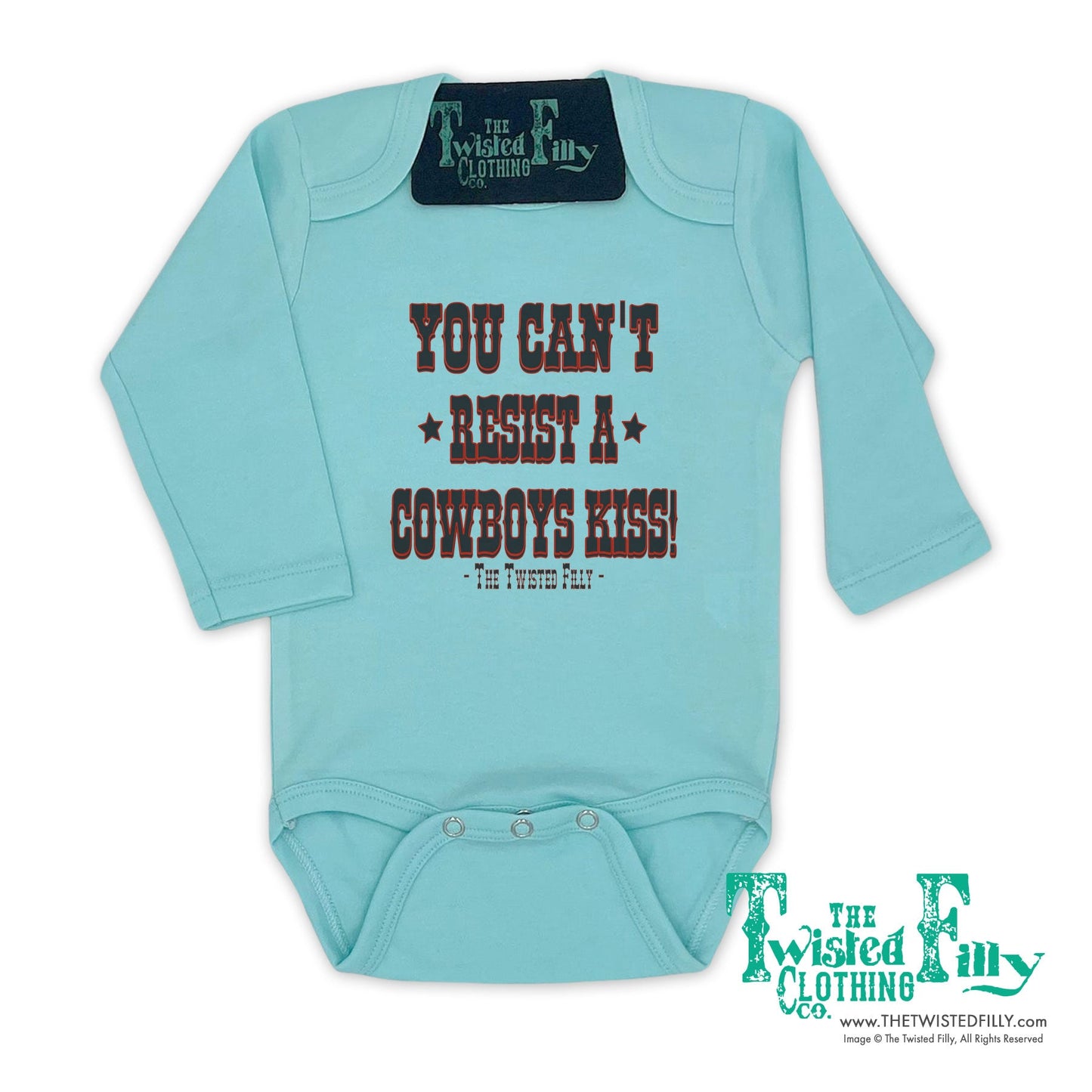 You Can't Resist A Cowboys Kiss - L/S Infant One Piece (6pcs)