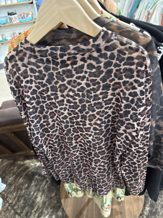 Cheetah - Youth Mesh LS Top (6pcs)