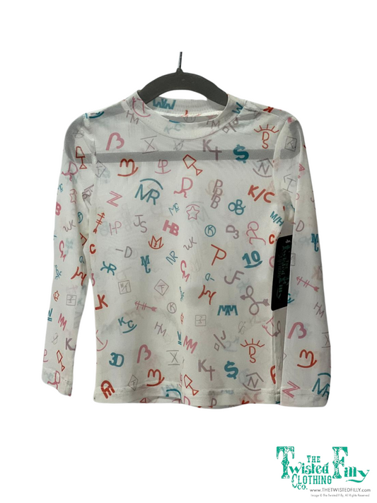 Youth LS Mesh Top - Ivory Brand (6pcs)