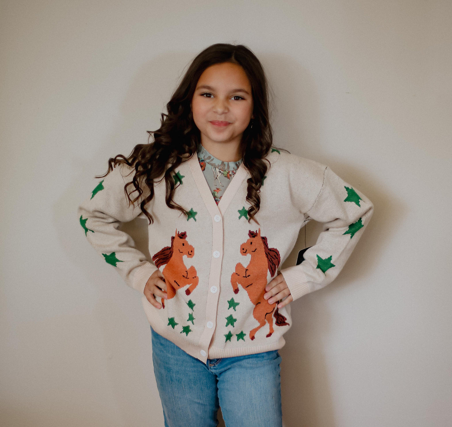 Star Horse - Youth Cardigan Sweater (6pcs)