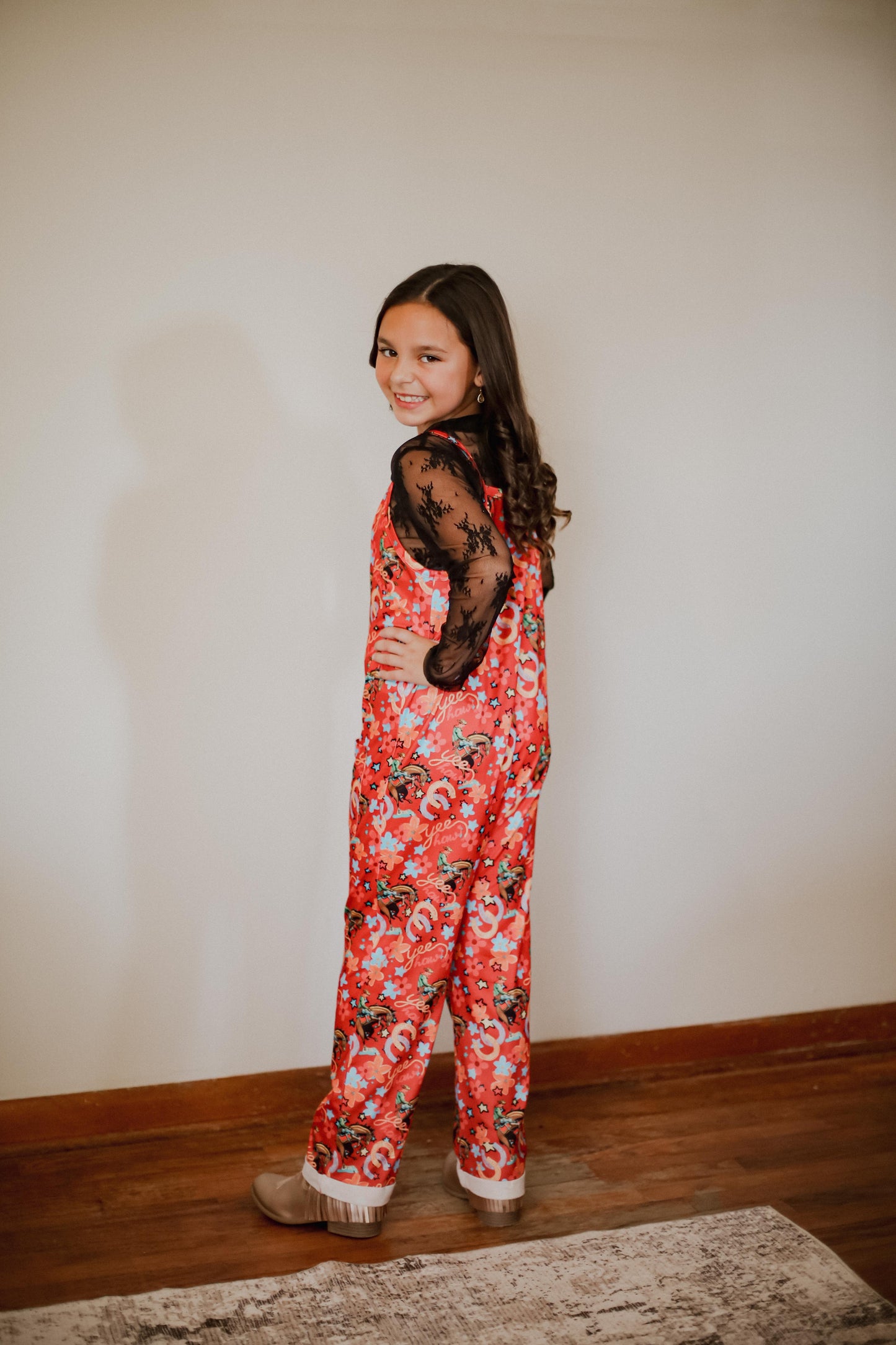 Red Yee Haw - Youth Sleeveless Romper (6pcs)