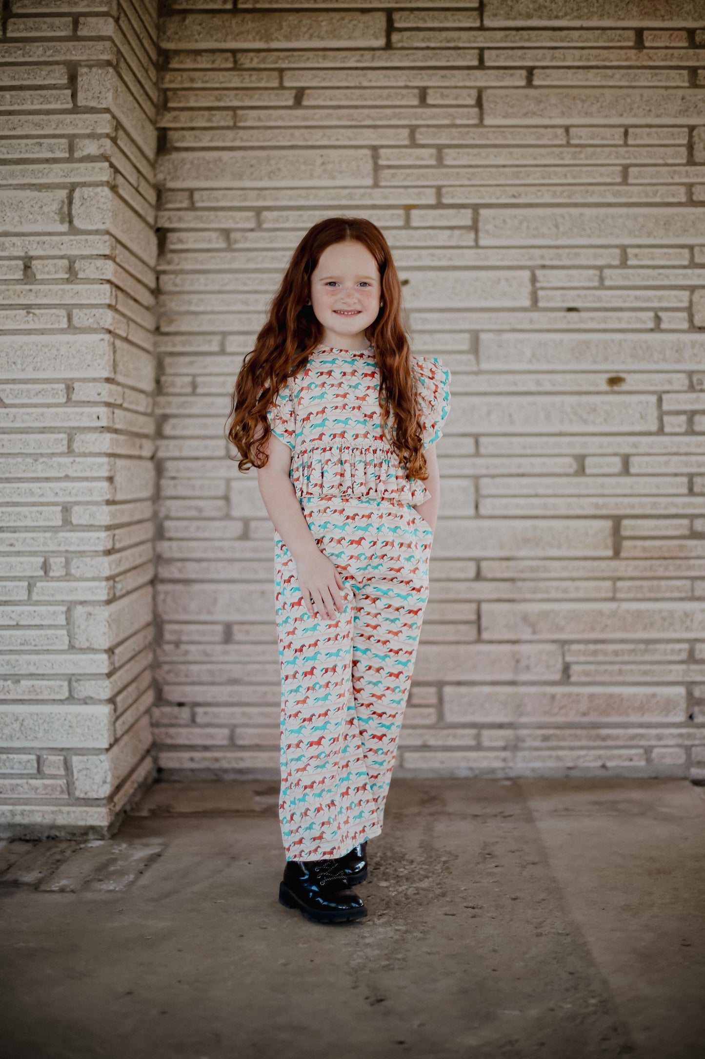 Multi Pony - Youth Ruffle Pant Set (6pcs)