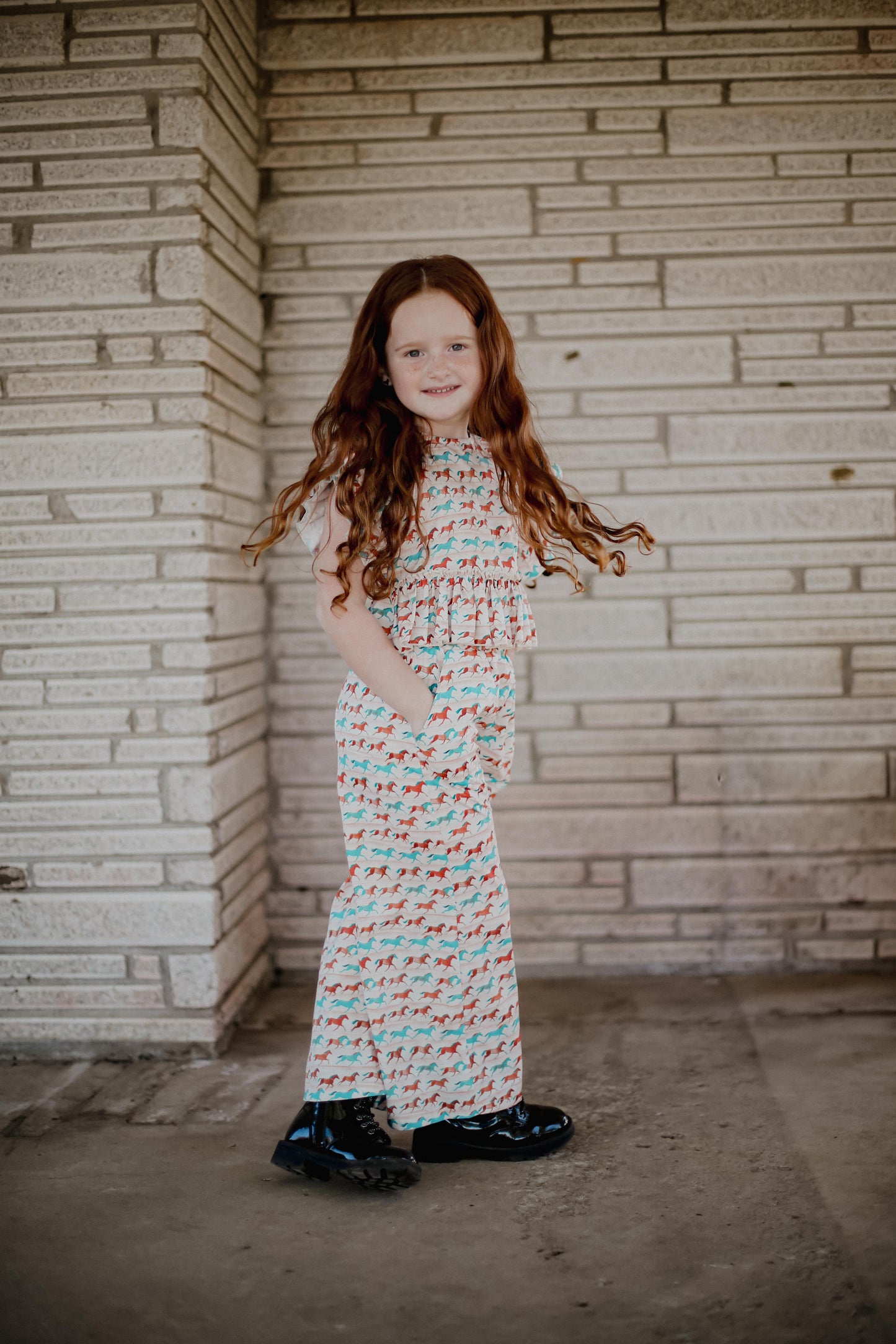 Multi Pony - Youth Ruffle Pant Set (6pcs)