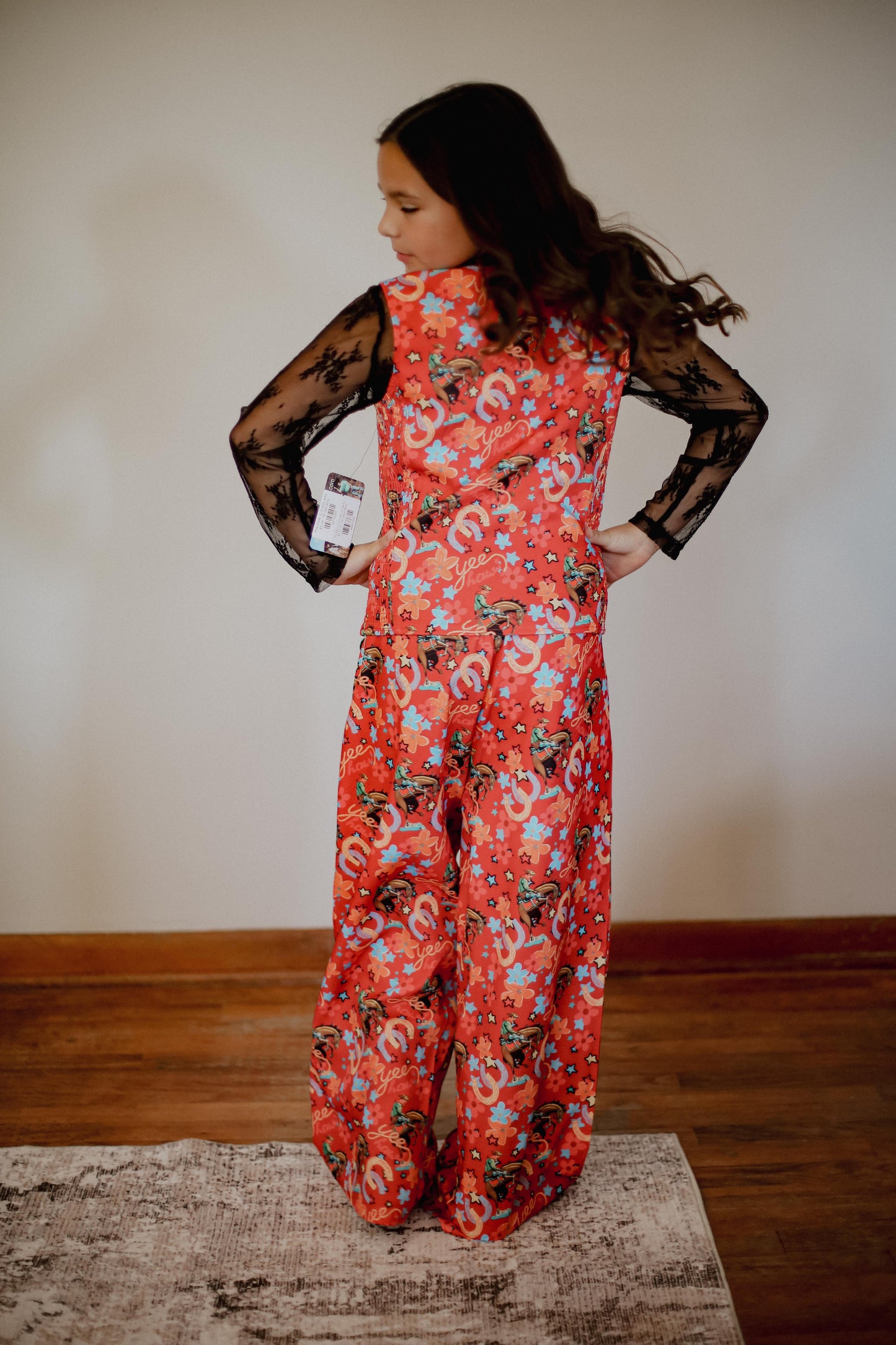 Red Yee Haw - Youth Pearl Snap Vest (6pcs)