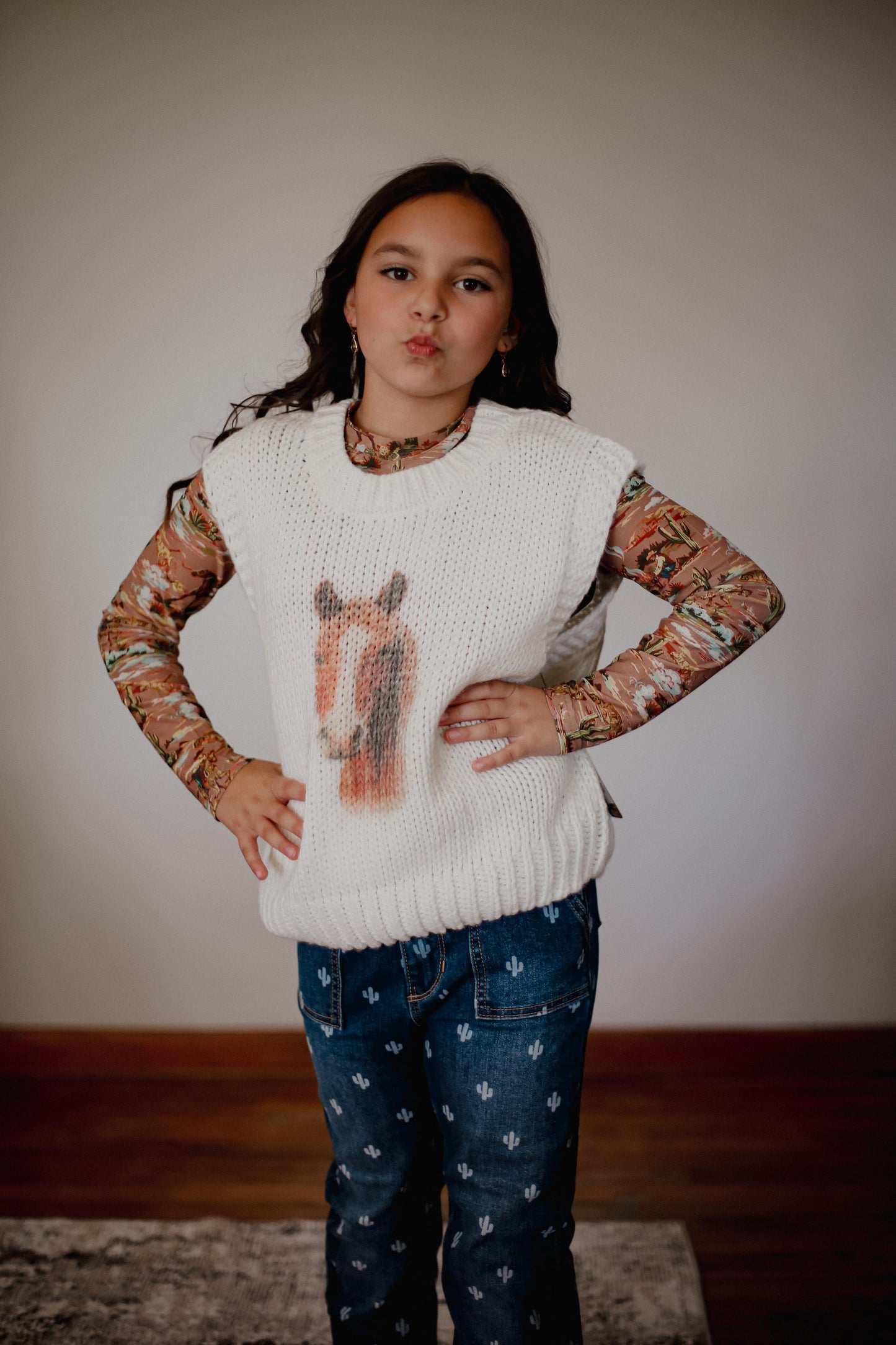 Horse - Youth Sweater Vest (6pcs)