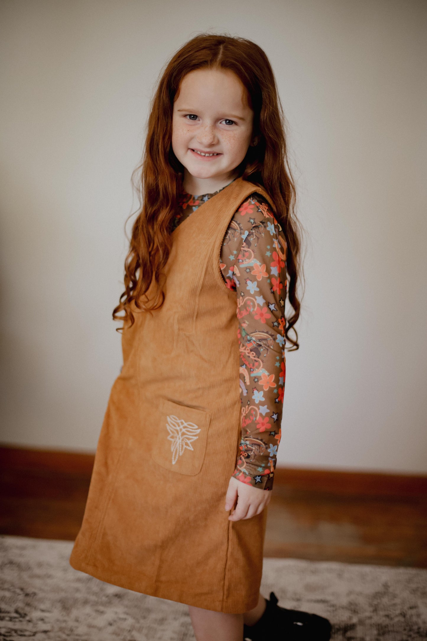 Brown Yee Haw - Youth Mesh LS Top (6pcs)