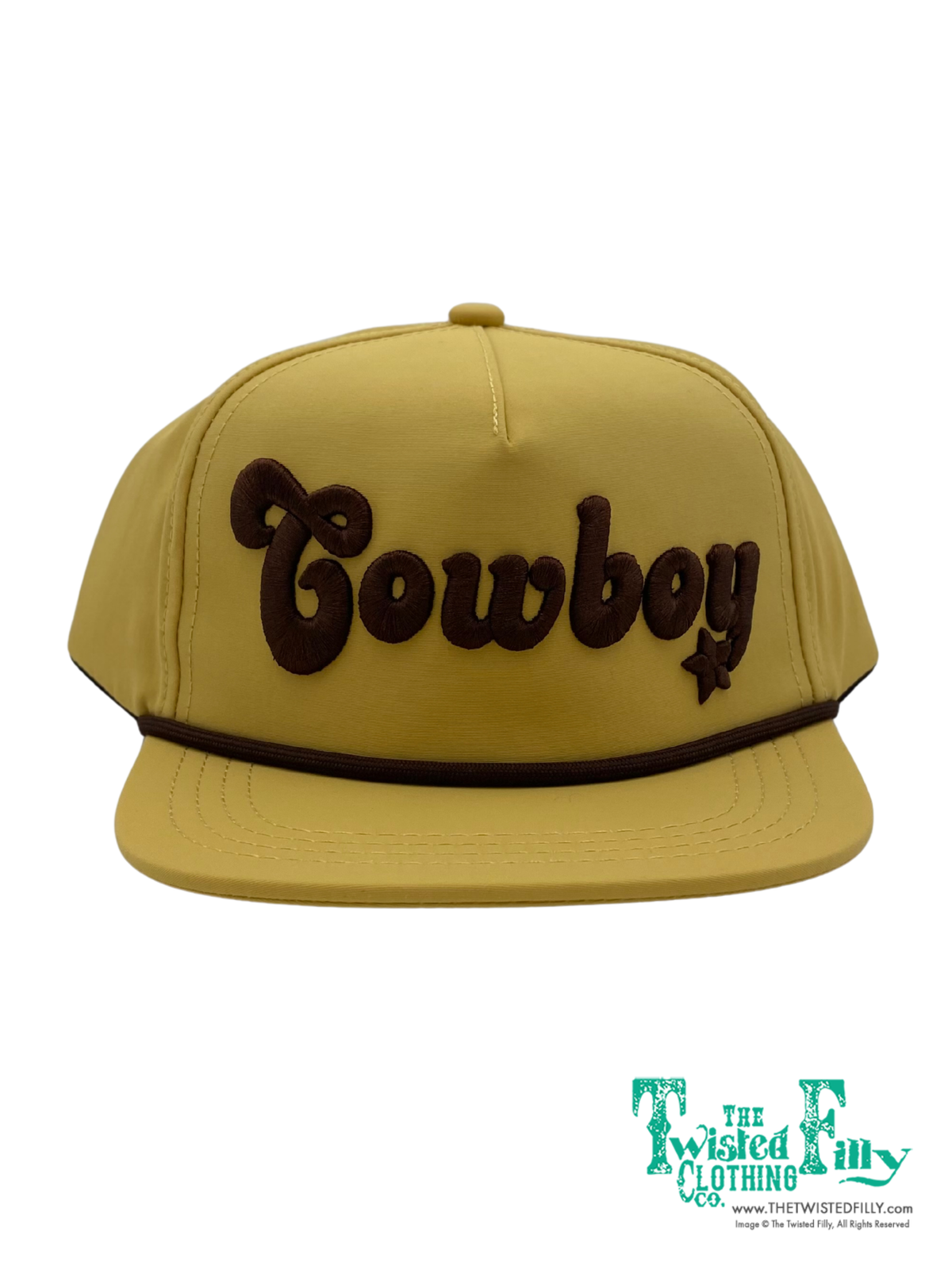 Cowboy 3D Embroidered - Adult Snapback Hat (2pcs)
