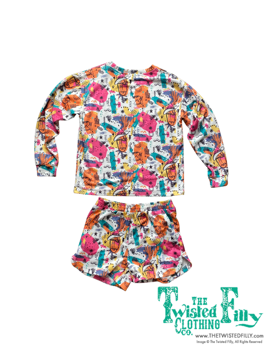 80's Western - Toddler Sweat Suit (4pcs)