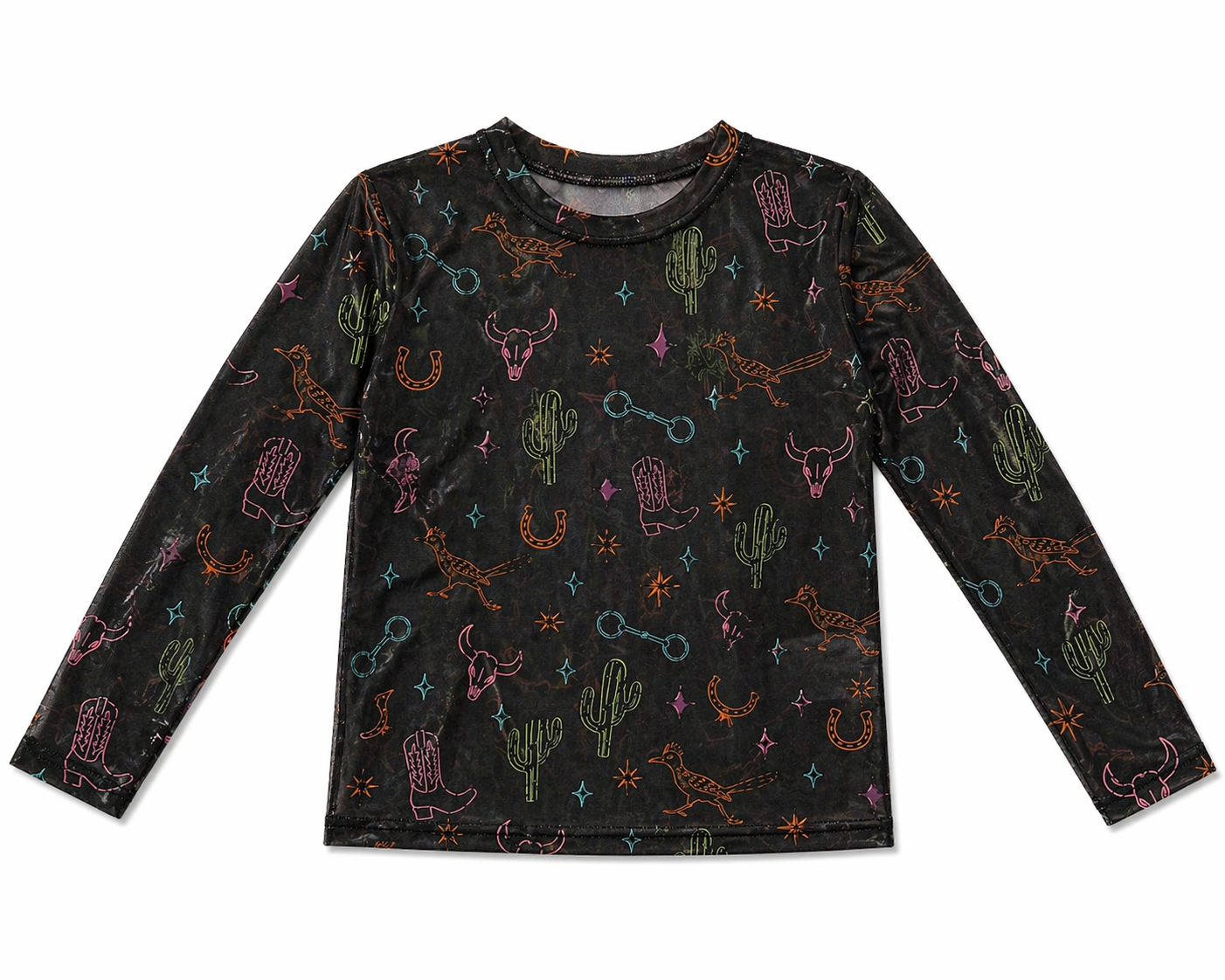 Black Desert Things - Toddler Mesh LS Top (4pcs)