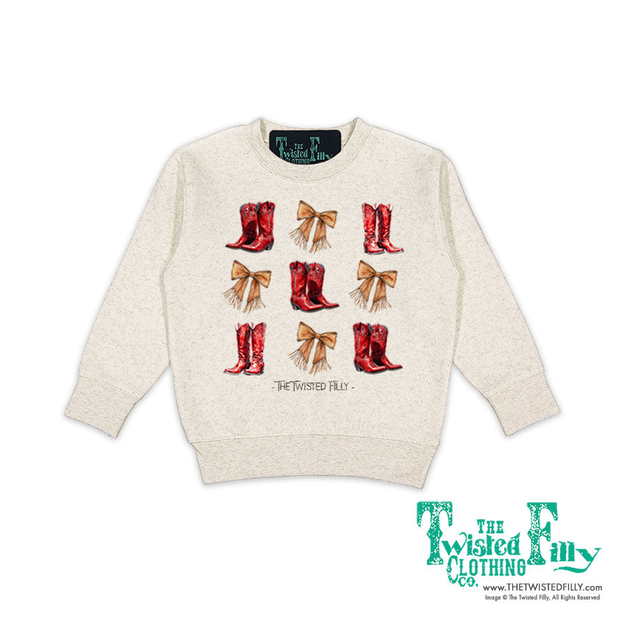 Boots & Bows - Toddler Sweatshirt (6Pcs)