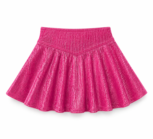 Neon Pink Shimmer - Infant Skort (6pcs)