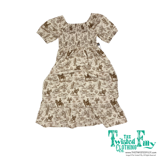 Cactus & Cowboy - Youth Smocked SS Dress (6pcs)