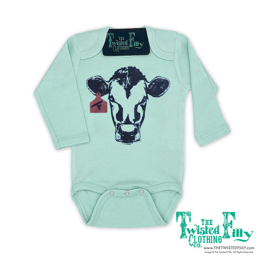 Calf W/ Ear Tag - L/S Infant One Piece (6pcs)