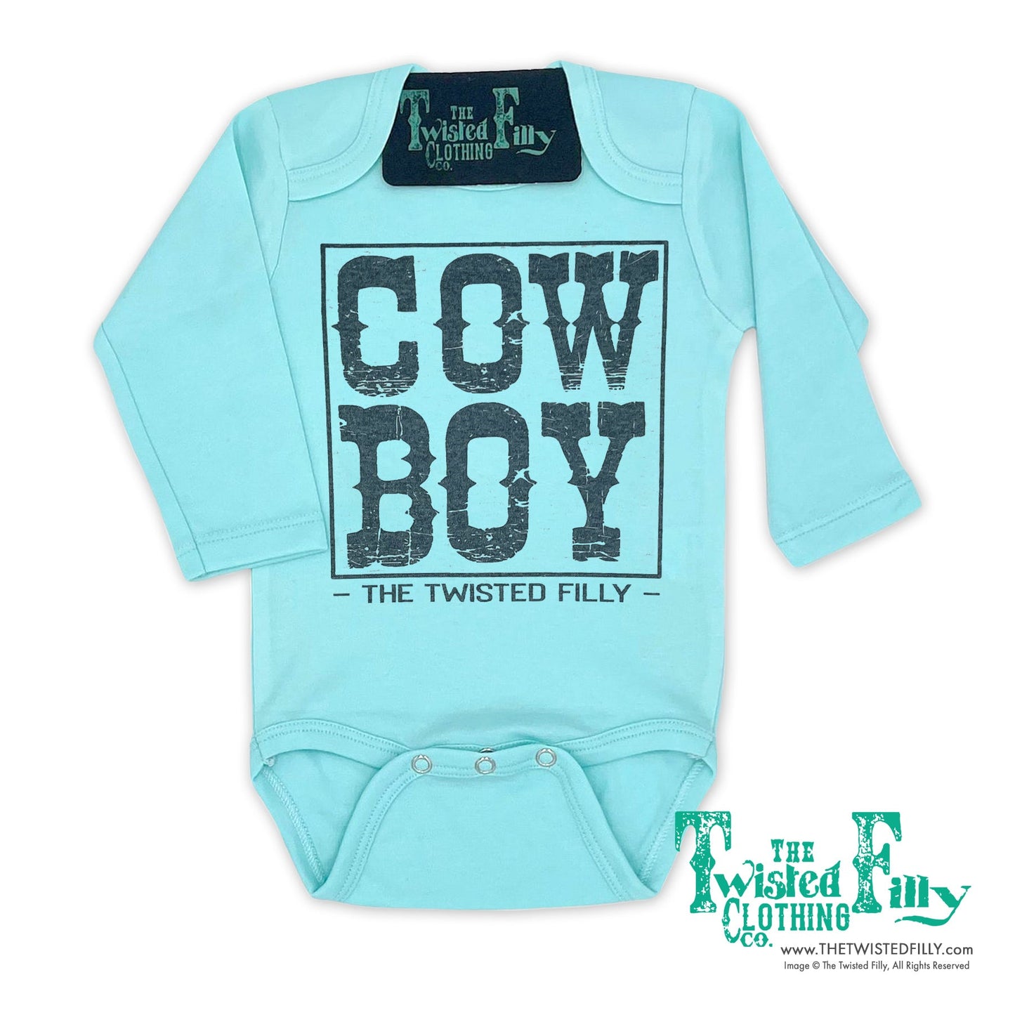 Cow Boy - L/S Infant One Piece (6pcs)
