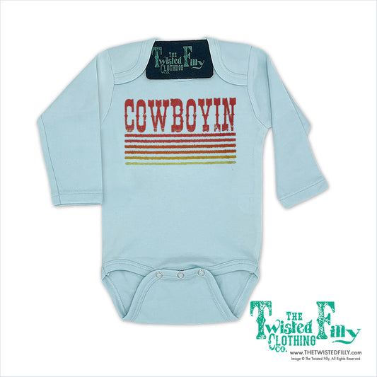 Retro Cowboyin - L/S Infant One Piece (6pcs)