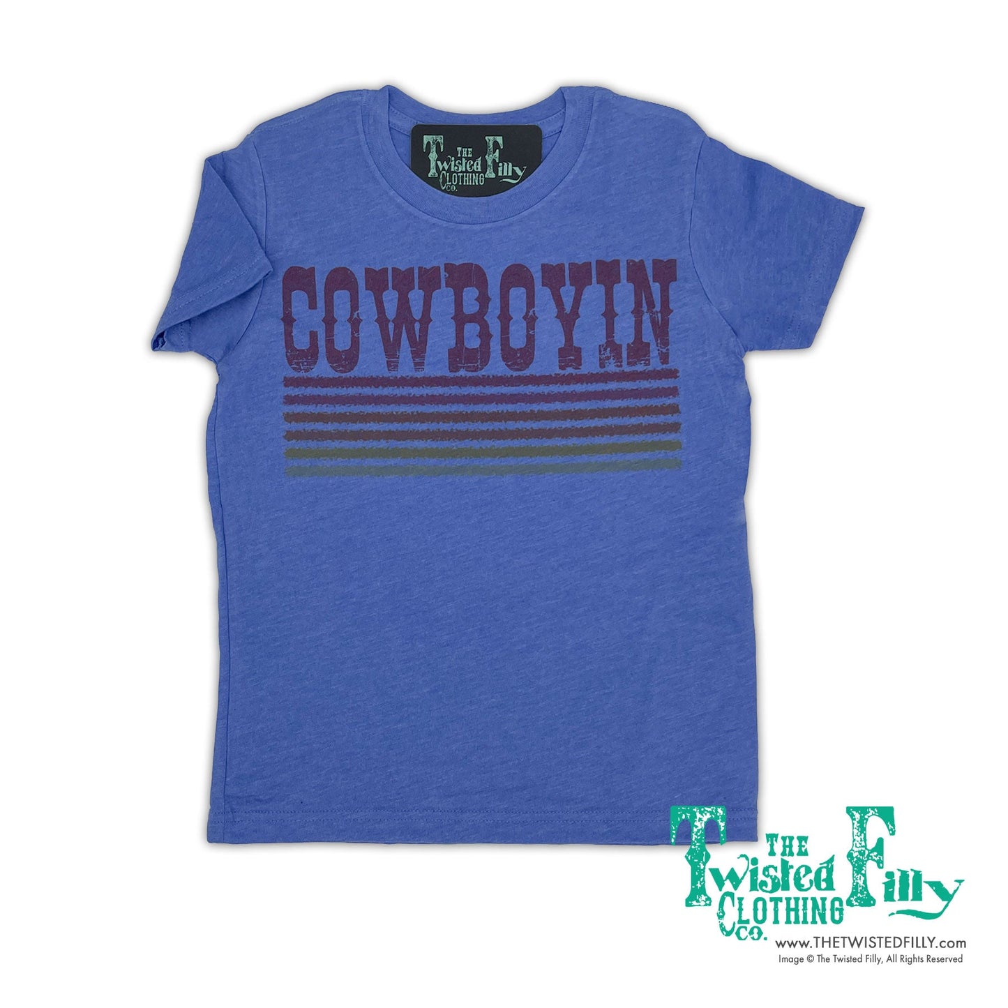 Retro Cowboyin - Adult Tee