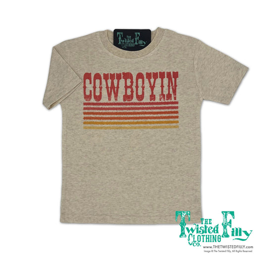 Retro Cowboyin - Adult Tee