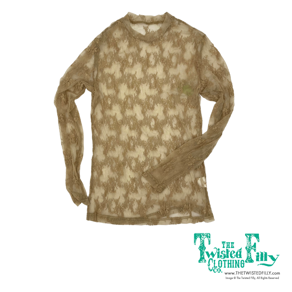 Youth LS Lace Top - (6pcs)