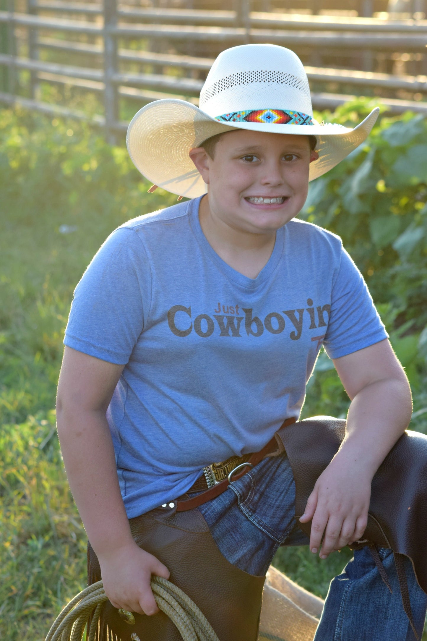 Just Cowboyin' - Youth Tee (6 Pcs)